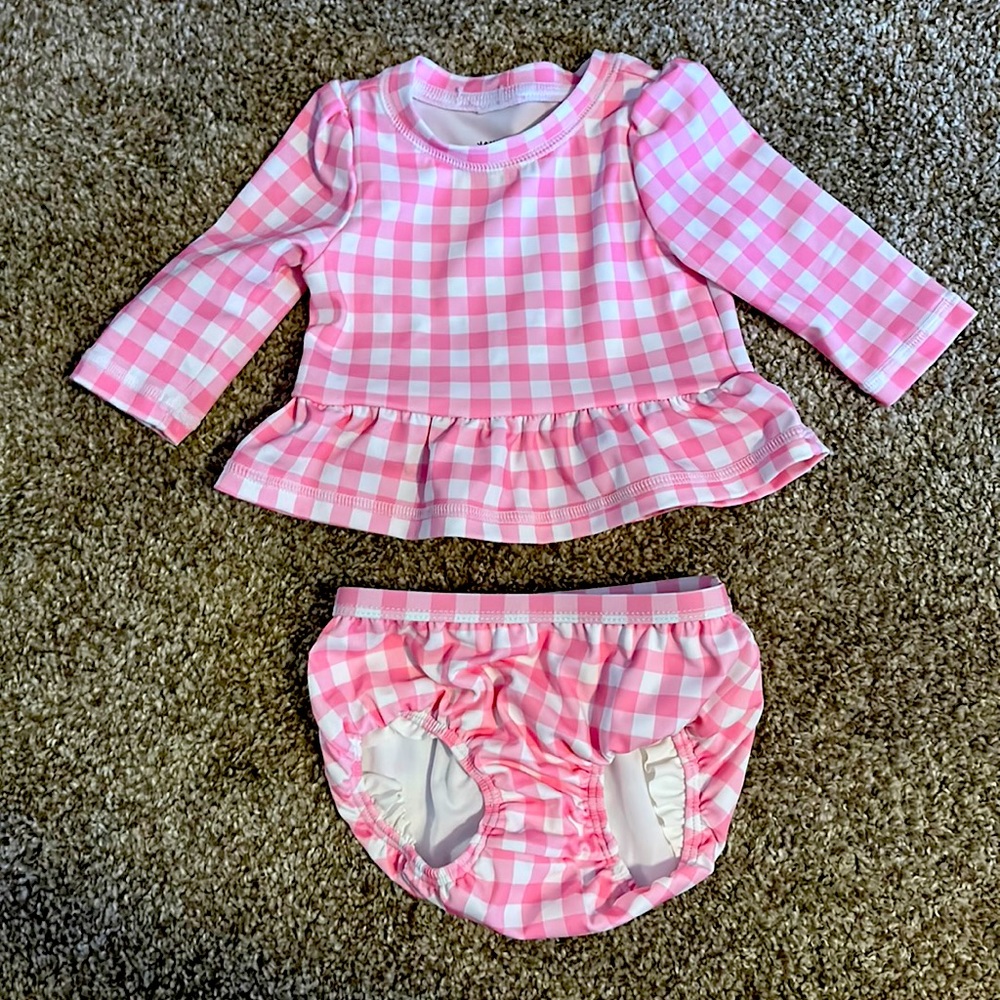 0-3 months Janie & Jack two piece bathing suit